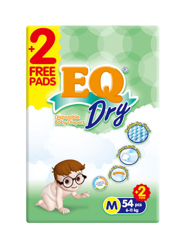 EQ Diapers and Wipes Dry Jumbo Pack Tape Diaper Me edamama